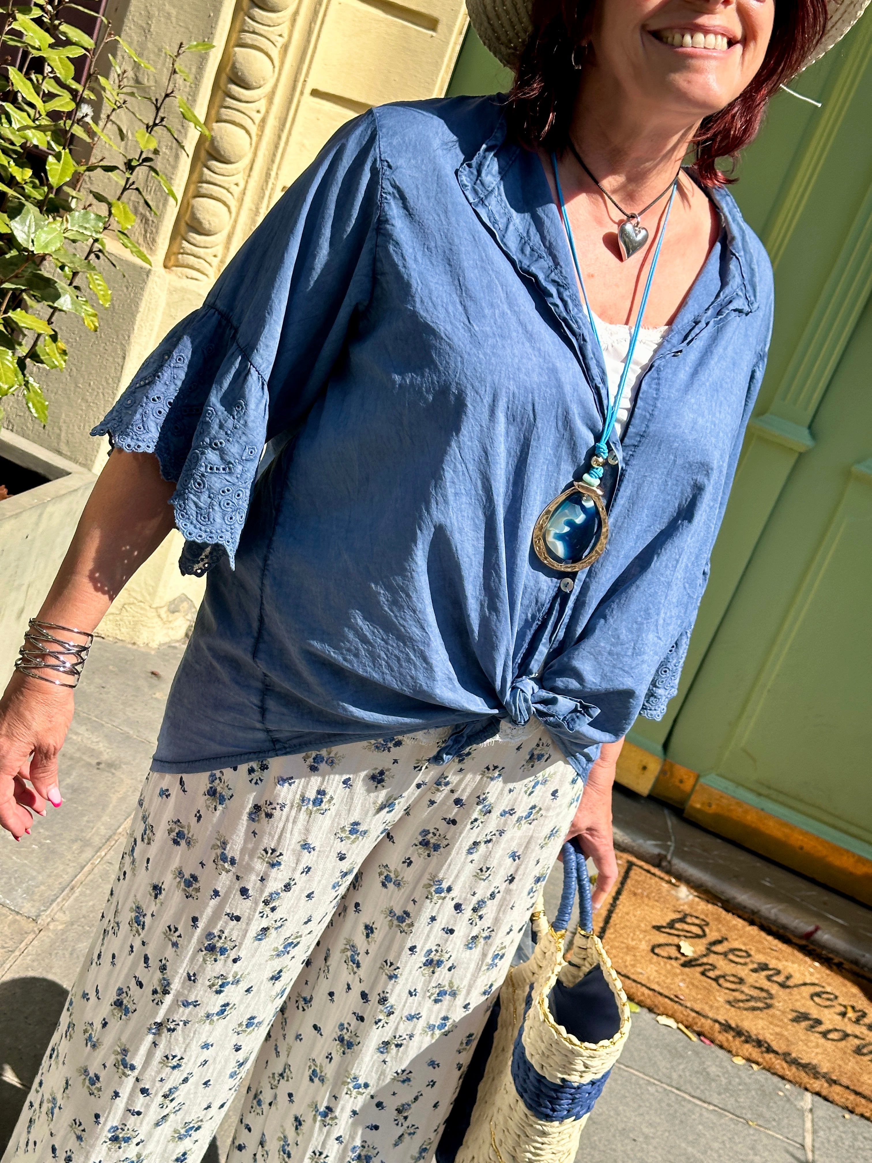 Tunique bleu marine JINA