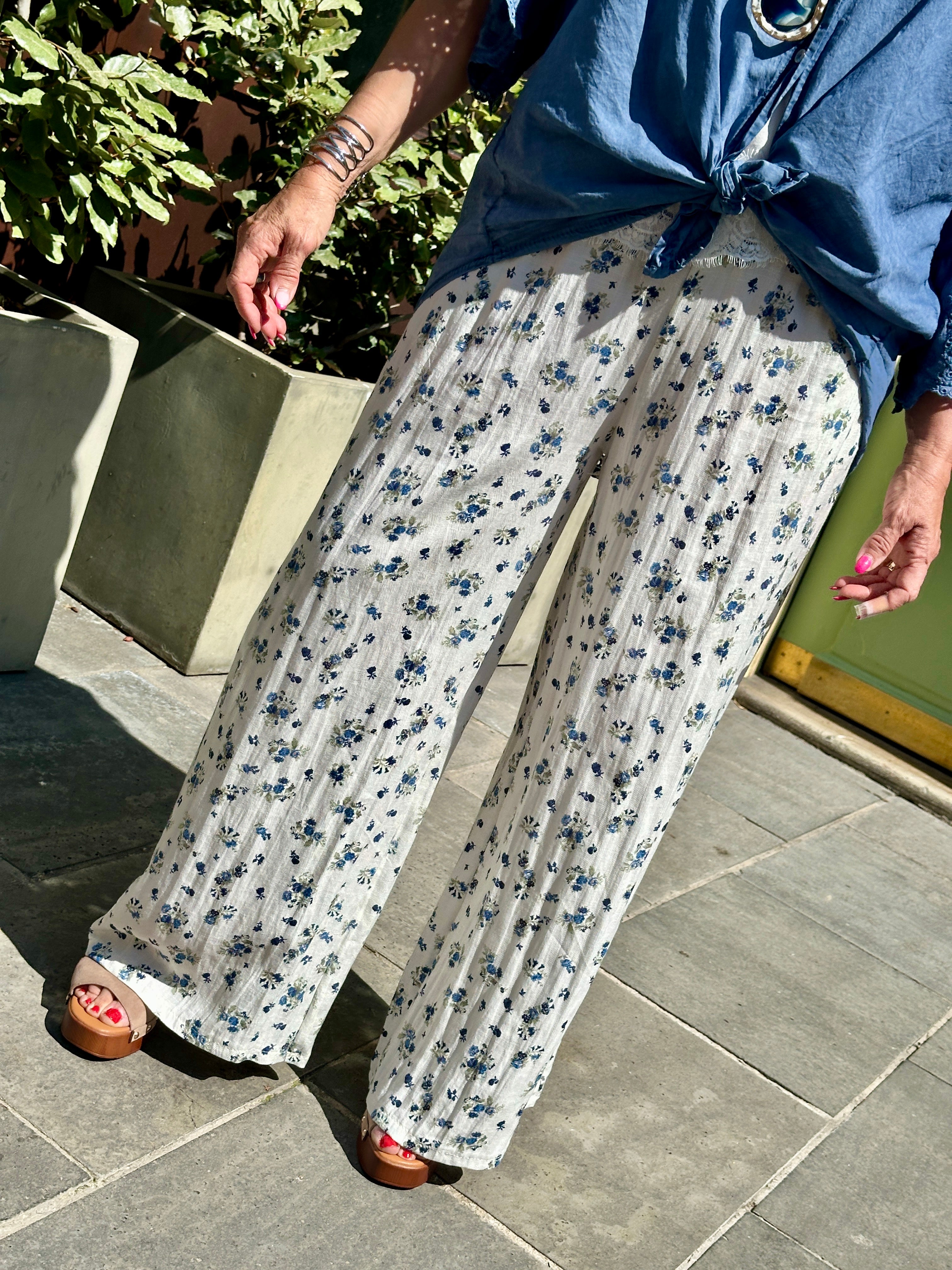 Pantalon FLEURS