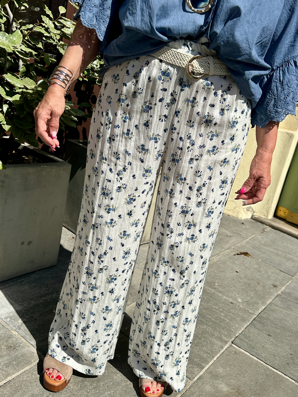Pantalon FLEURS