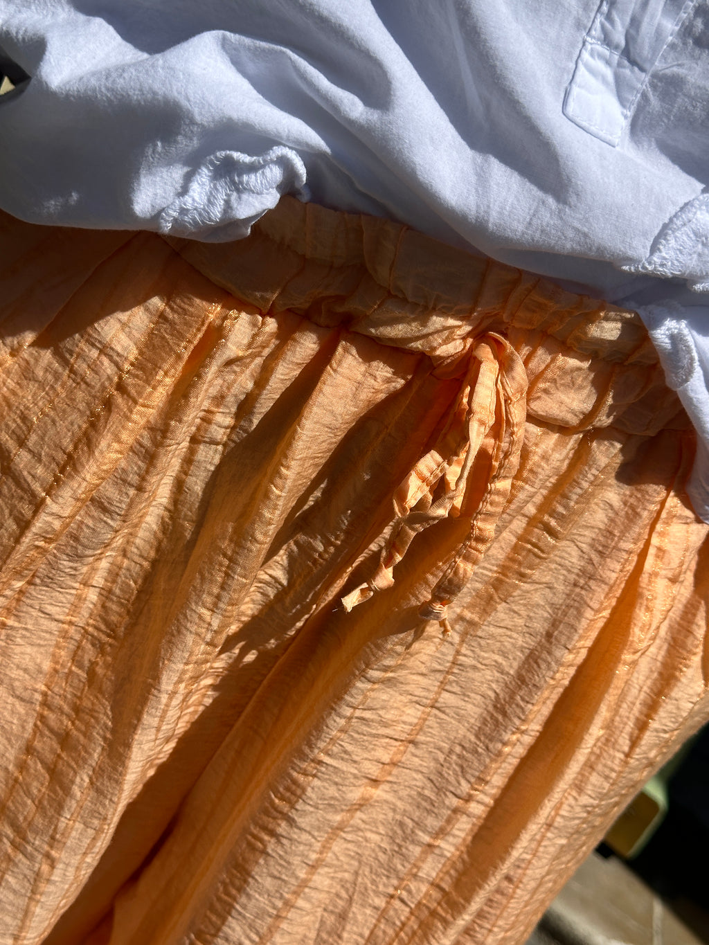 Pantalon orange LIDIA