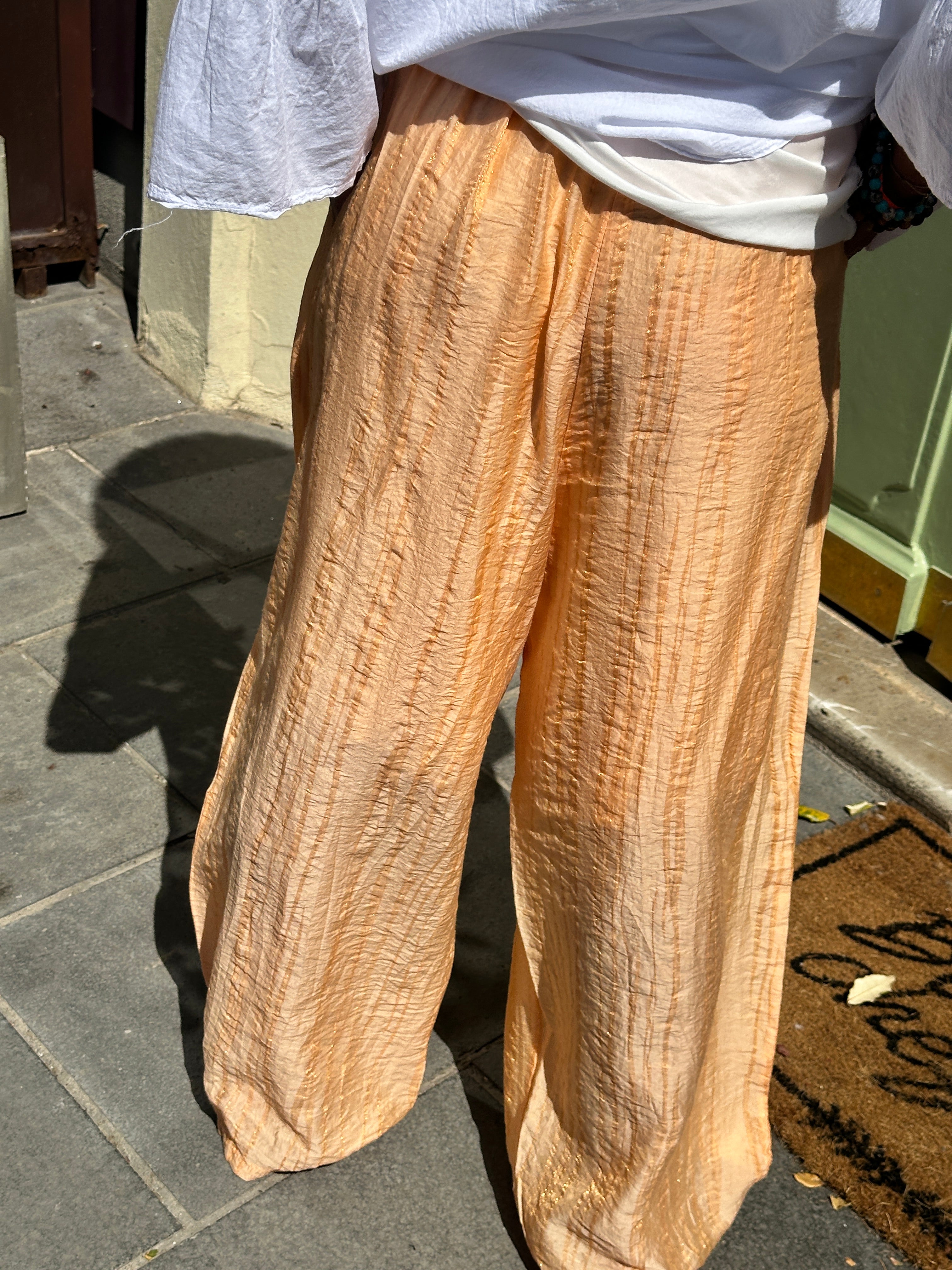 Pantalon orange LIDIA