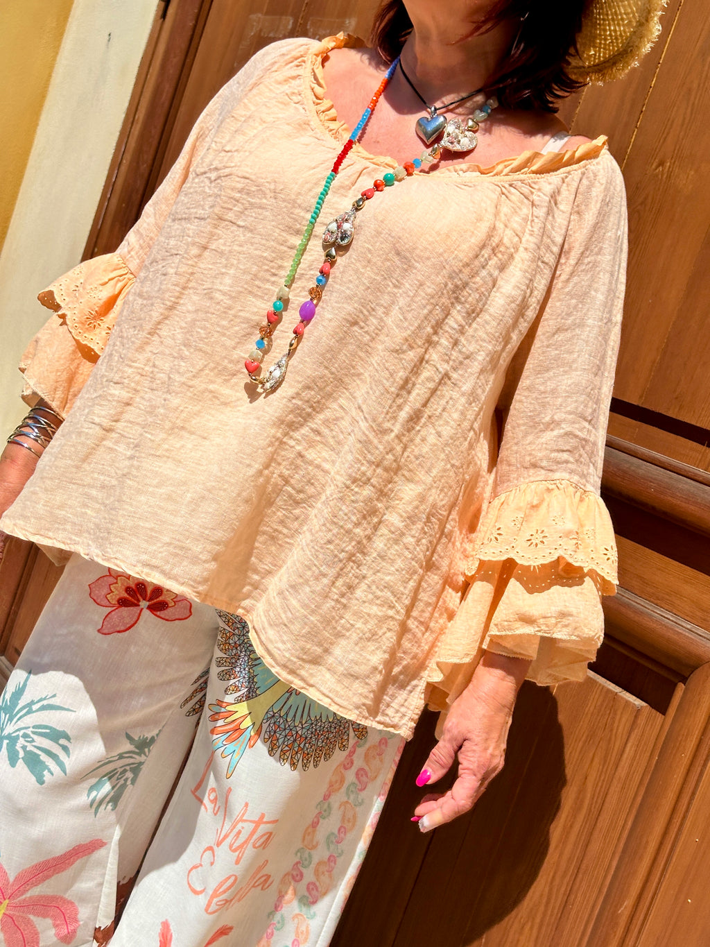 Tunique orange BARDOT