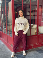 Pull écru LAMOUR