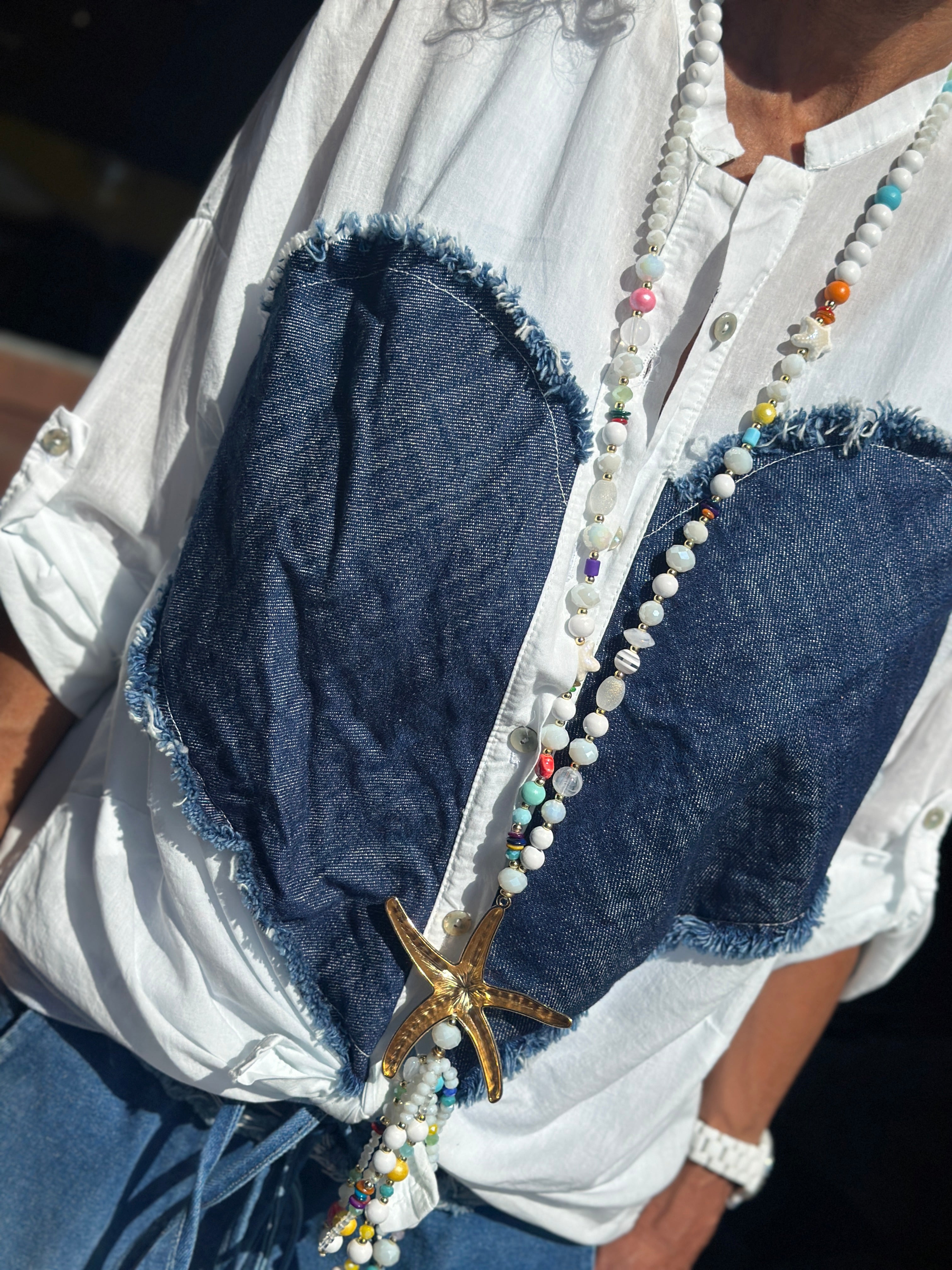 Chemise blanc COEUR DENIM