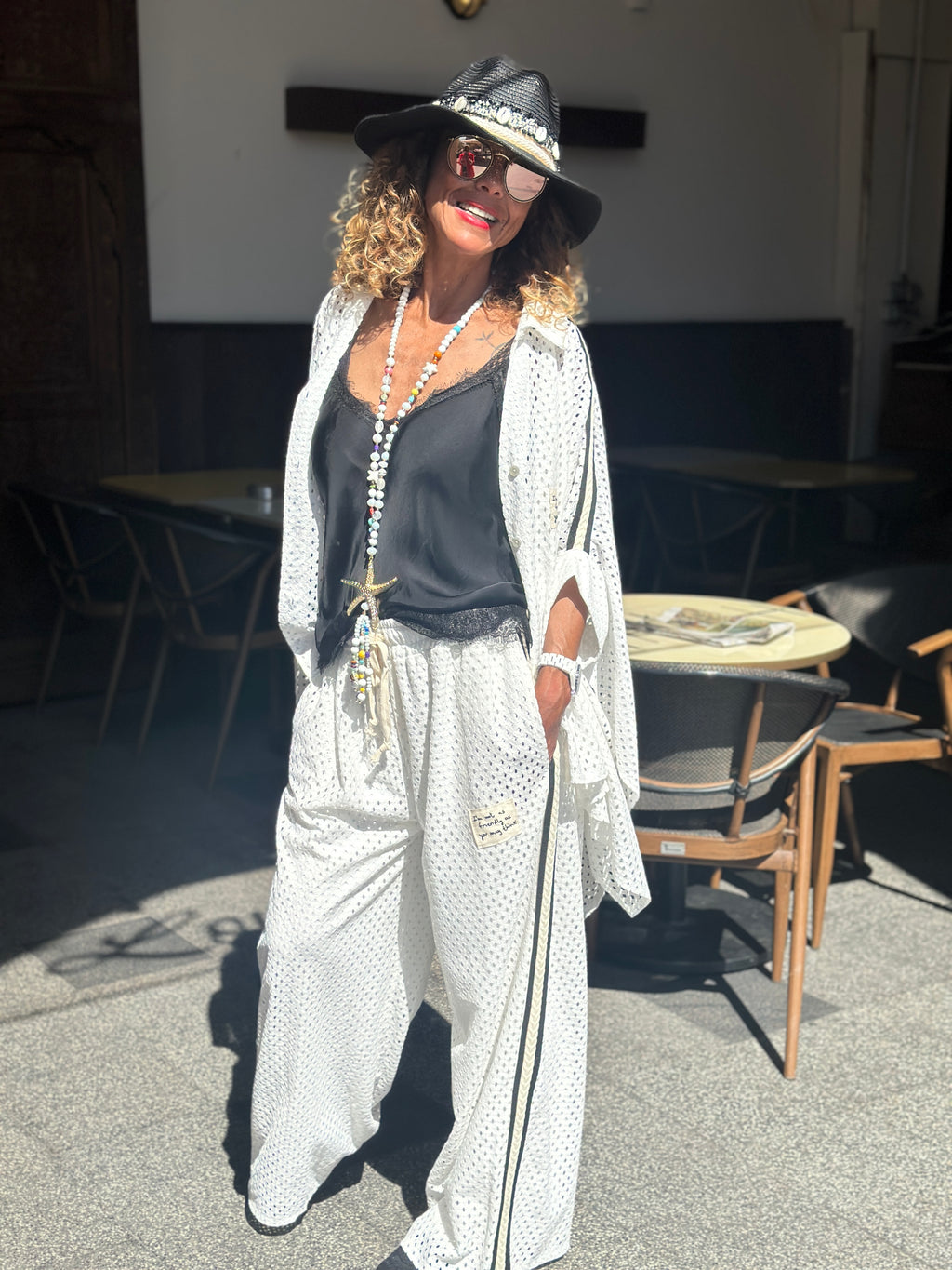 Pantalon blanc FRIENDLY