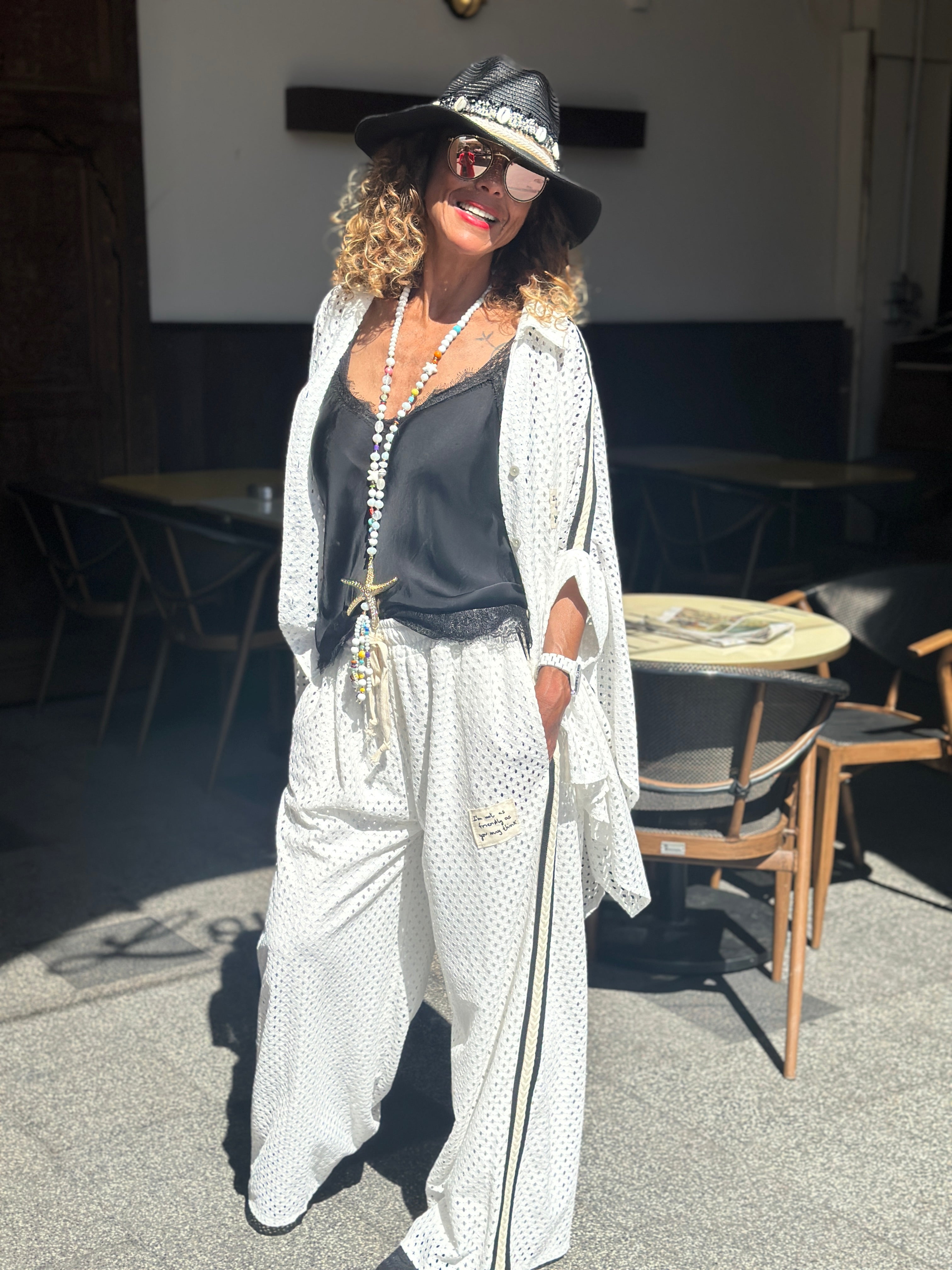 Pantalon blanc FRIENDLY