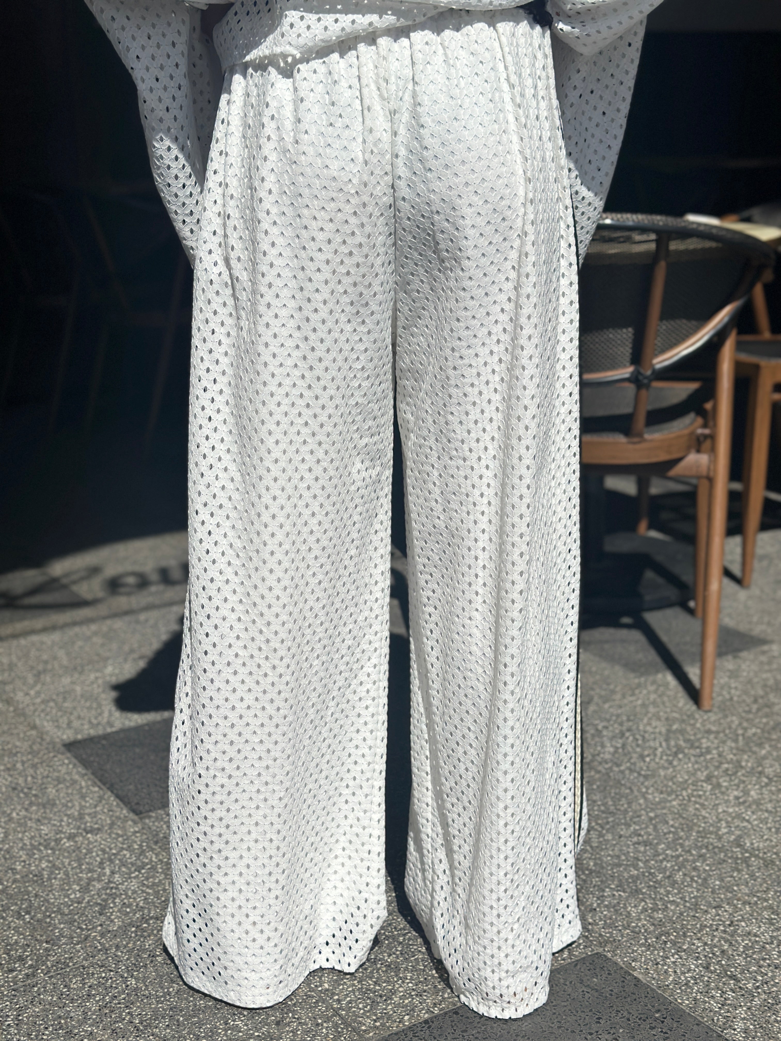 Pantalon blanc FRIENDLY