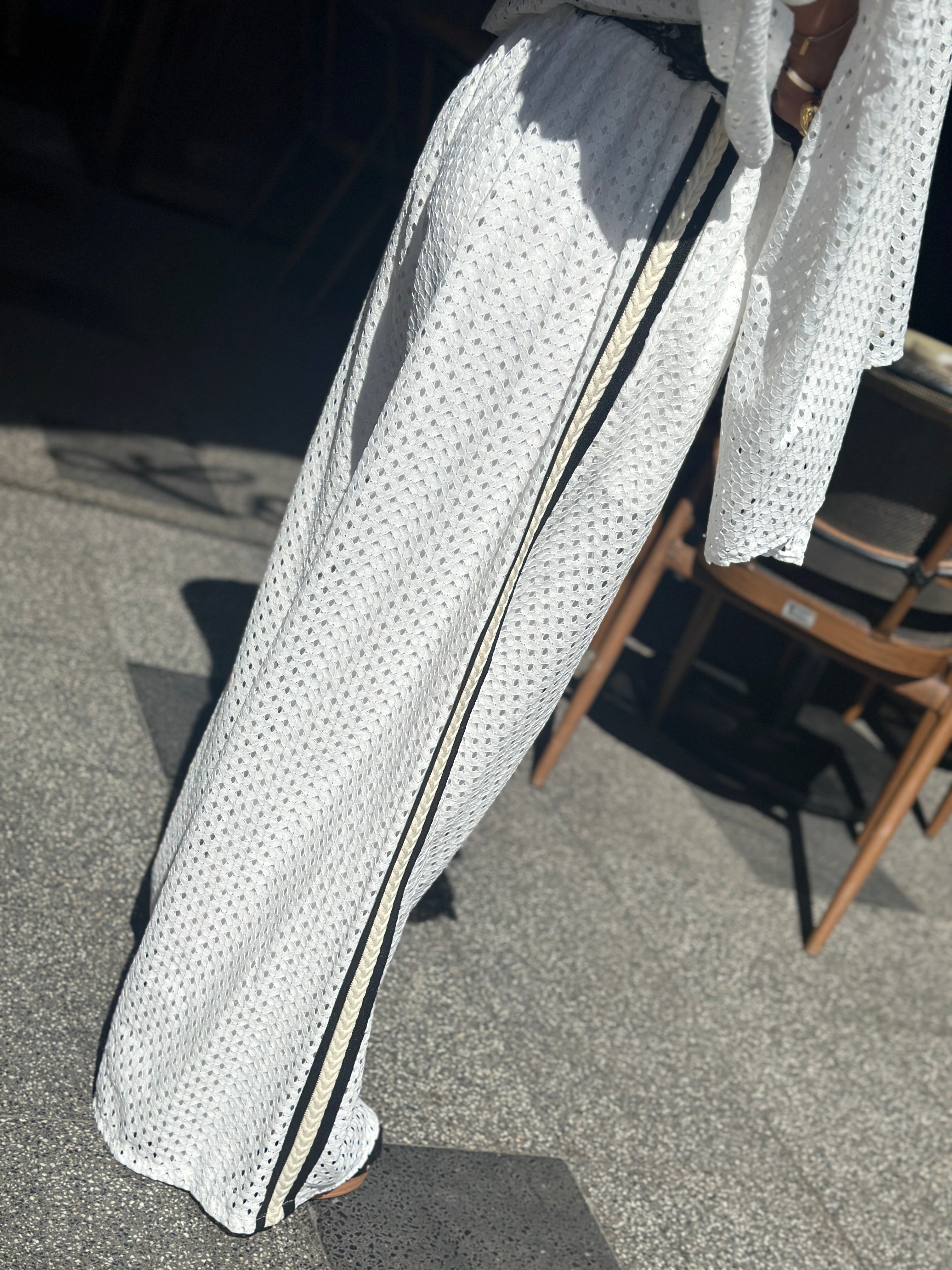 Pantalon blanc FRIENDLY