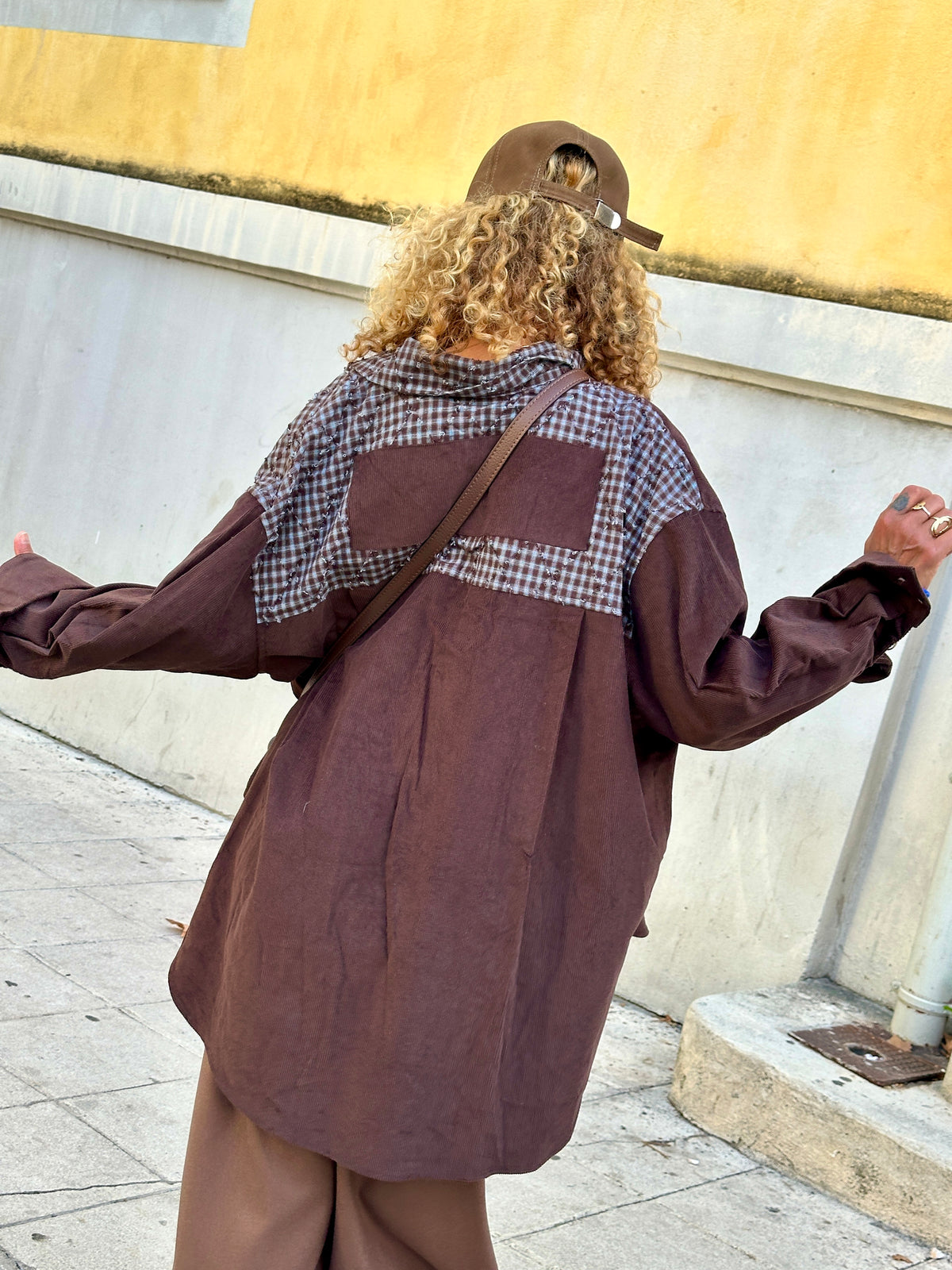 Chemise marron ENYA