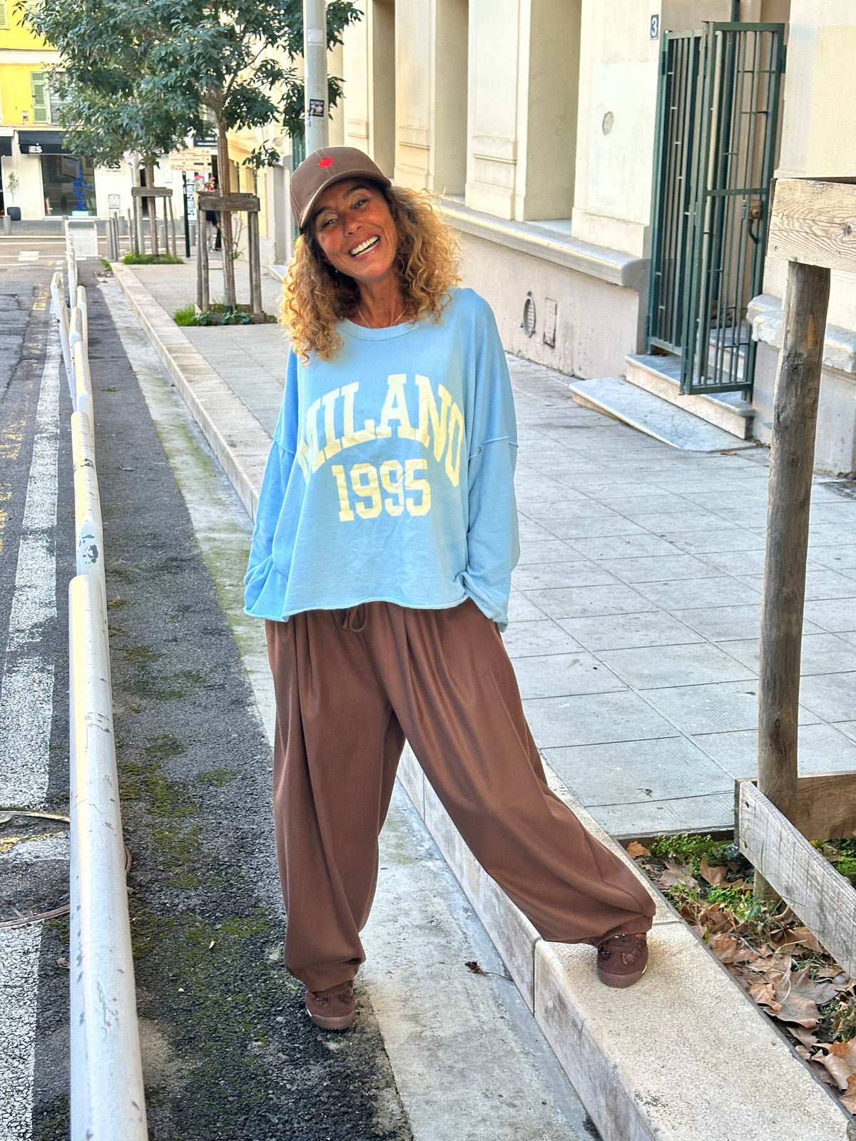 Sweat bleu MILANO