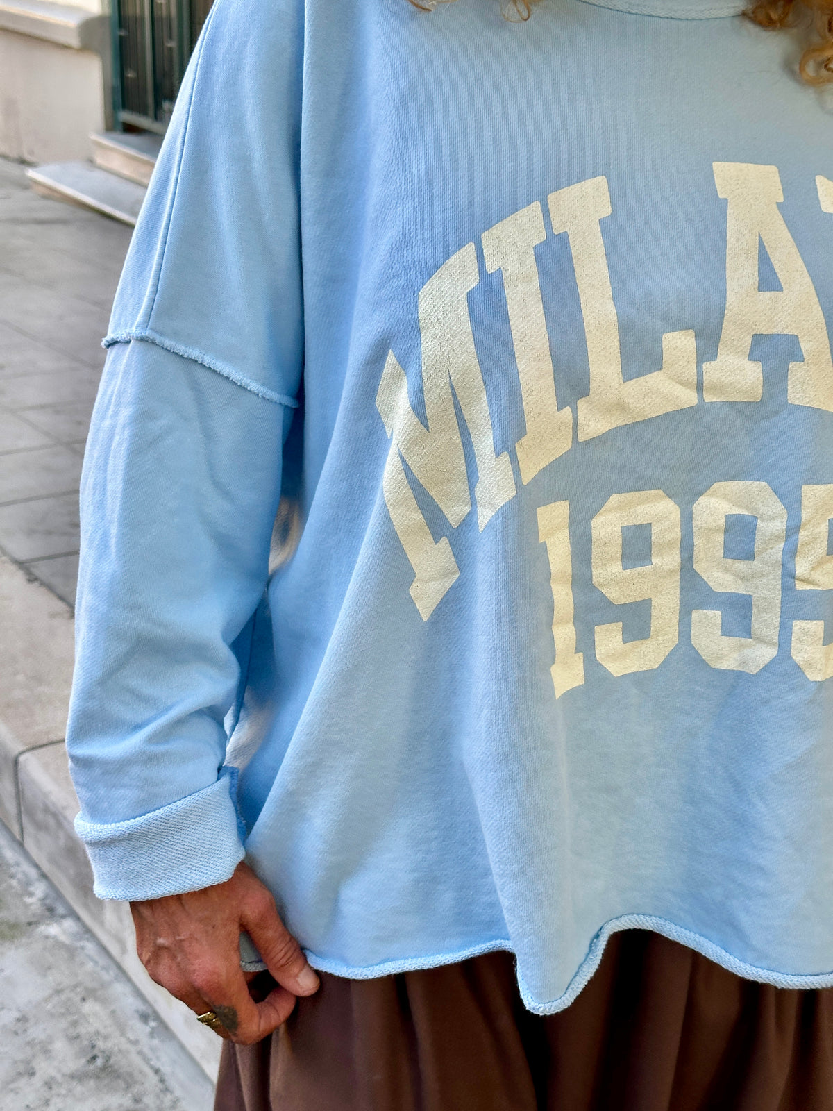 Sweat bleu MILANO