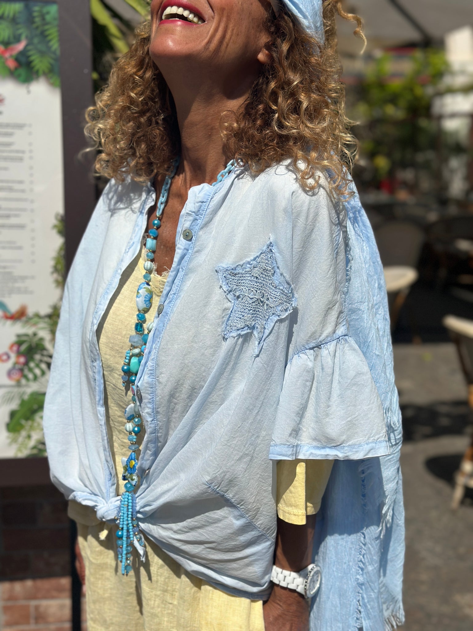Chemise bleu ETOILE