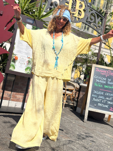 T-shirt jaune LIN