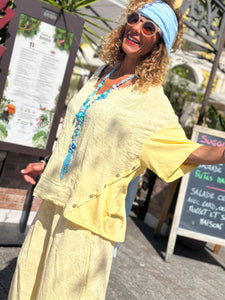T-shirt jaune LIN