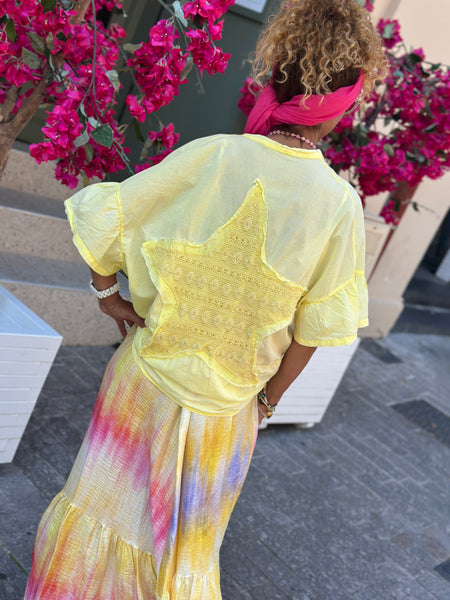 Chemise jaune ETOILE