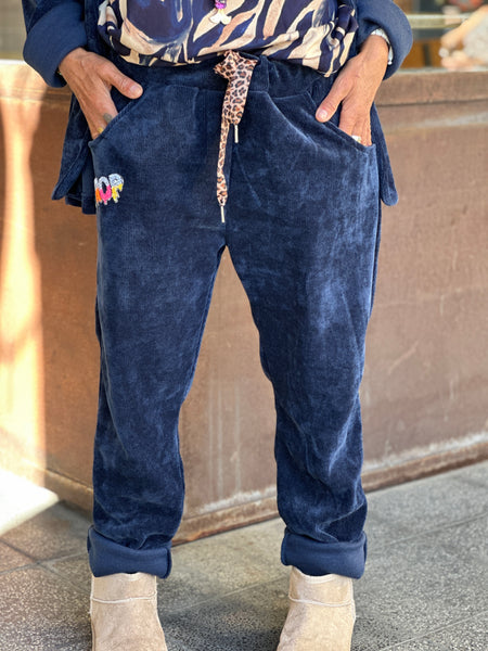 Pantalon bleu marine DROP