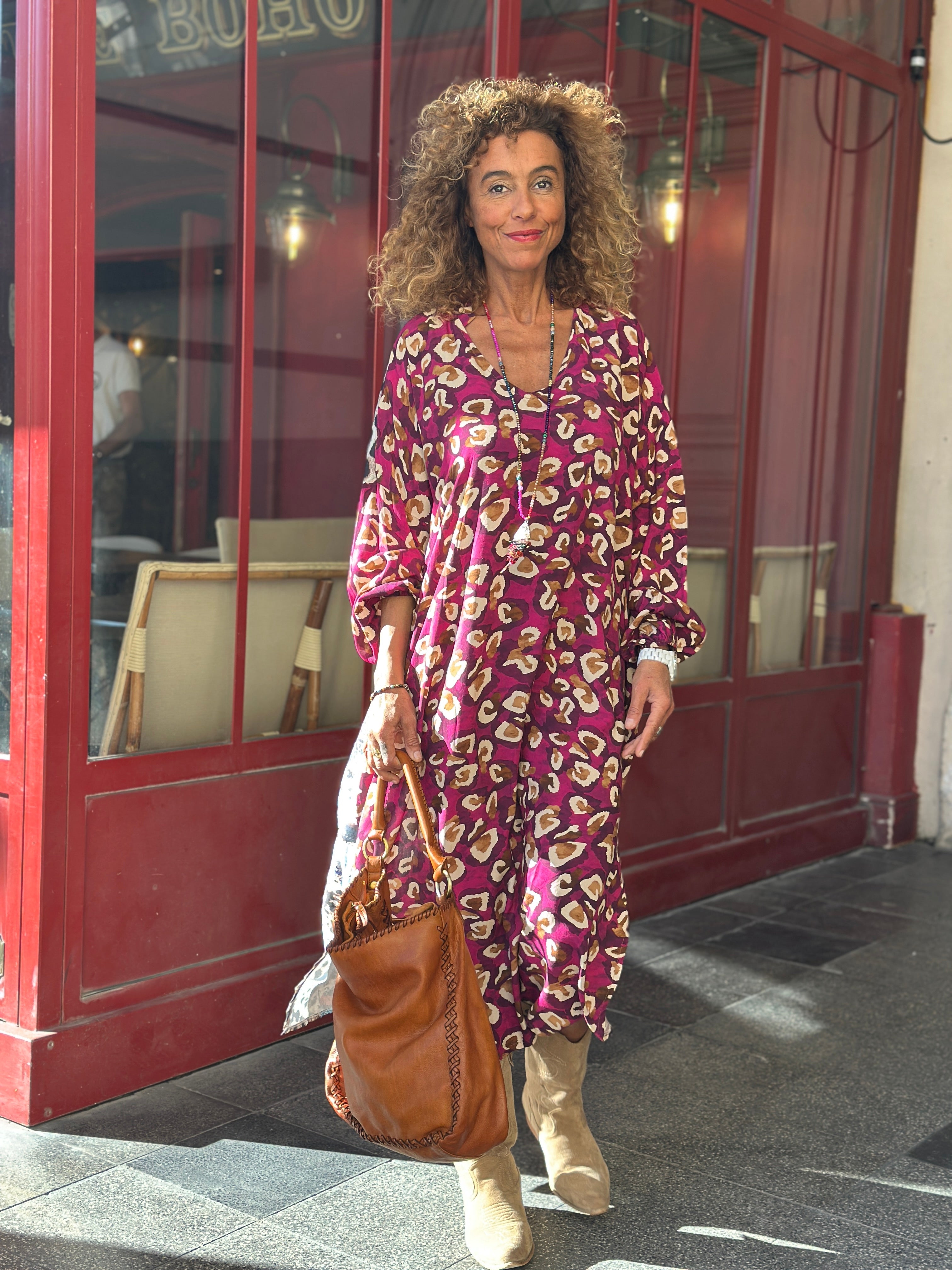 Robe magenta MORE