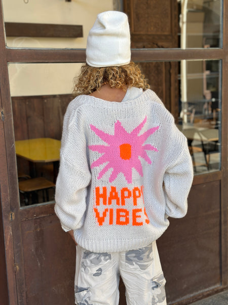 Gilet ficelle HAPPY VIBES