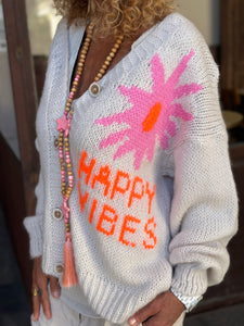 Gilet ficelle HAPPY VIBES