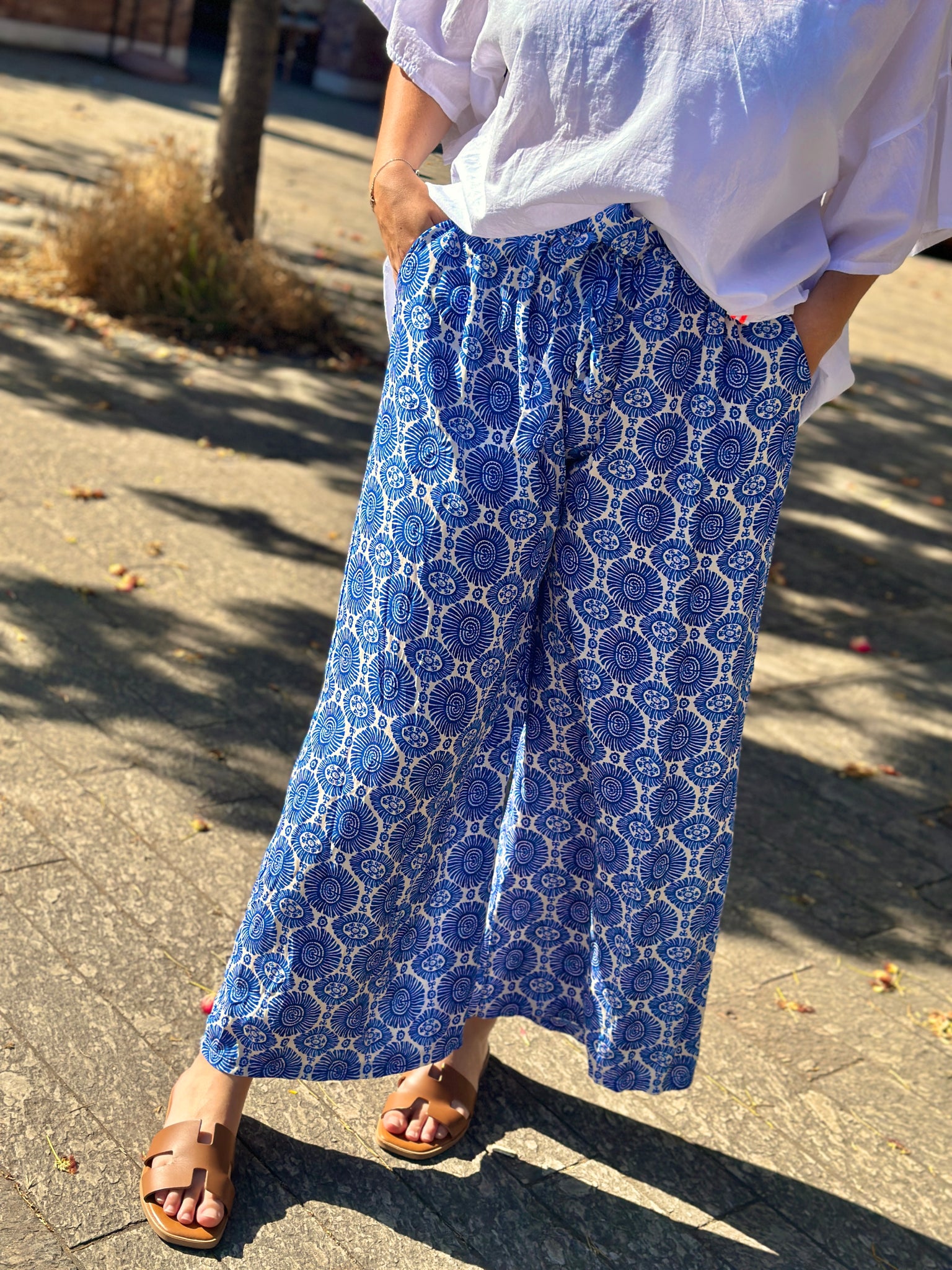 Pantalon bleu SOLEIL