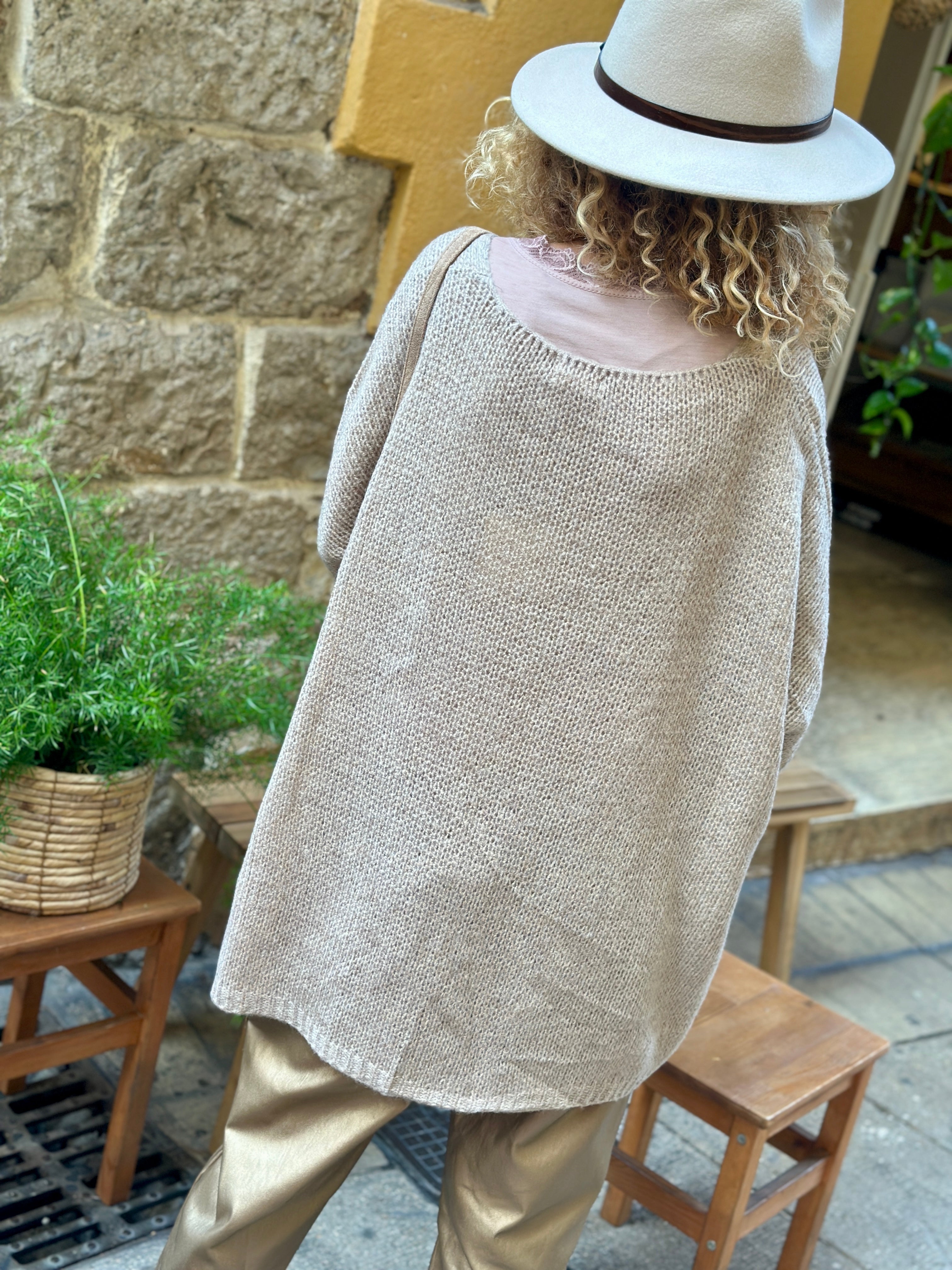 Pull beige FABIE