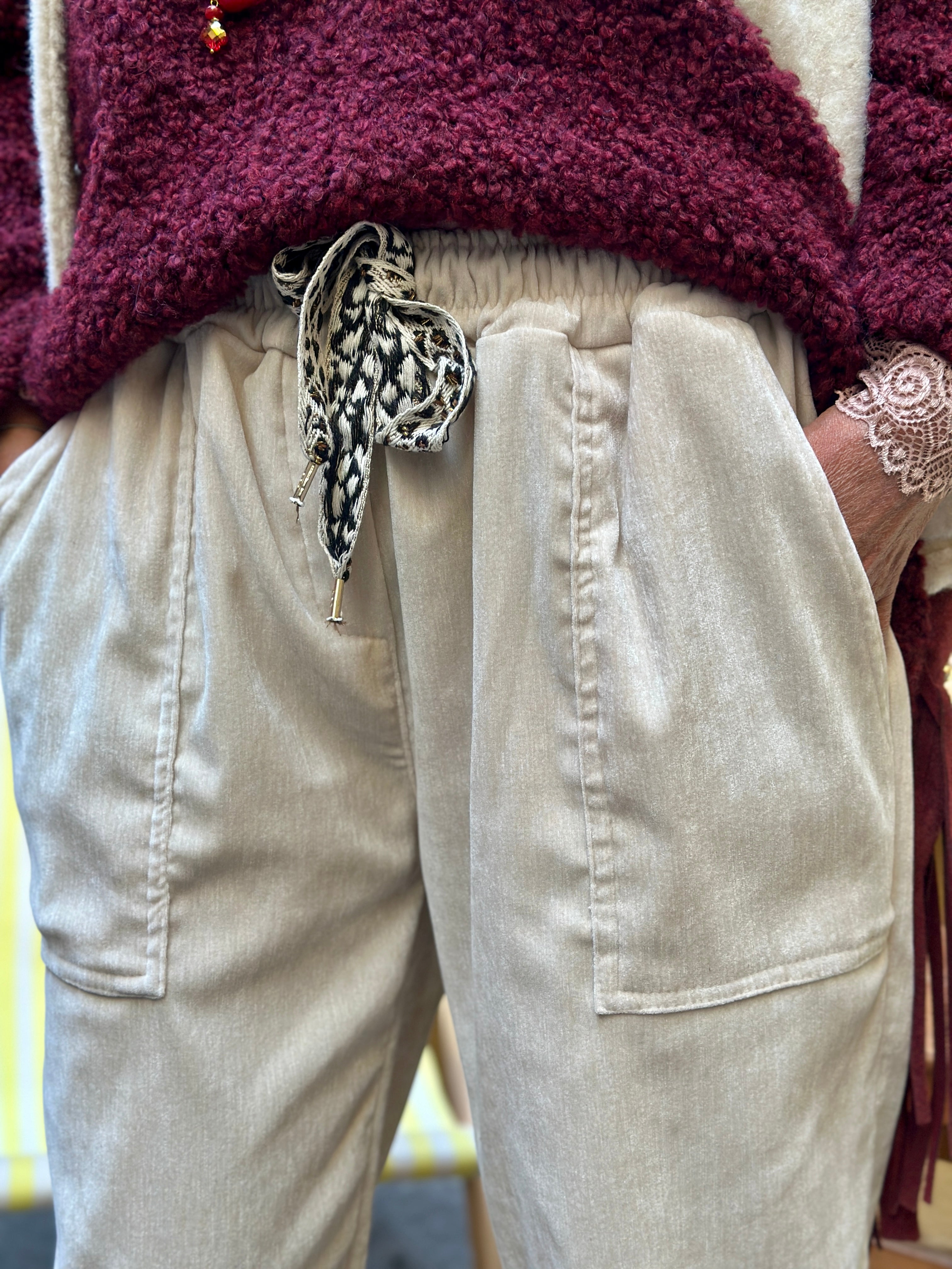 Pantalon beige GULIO