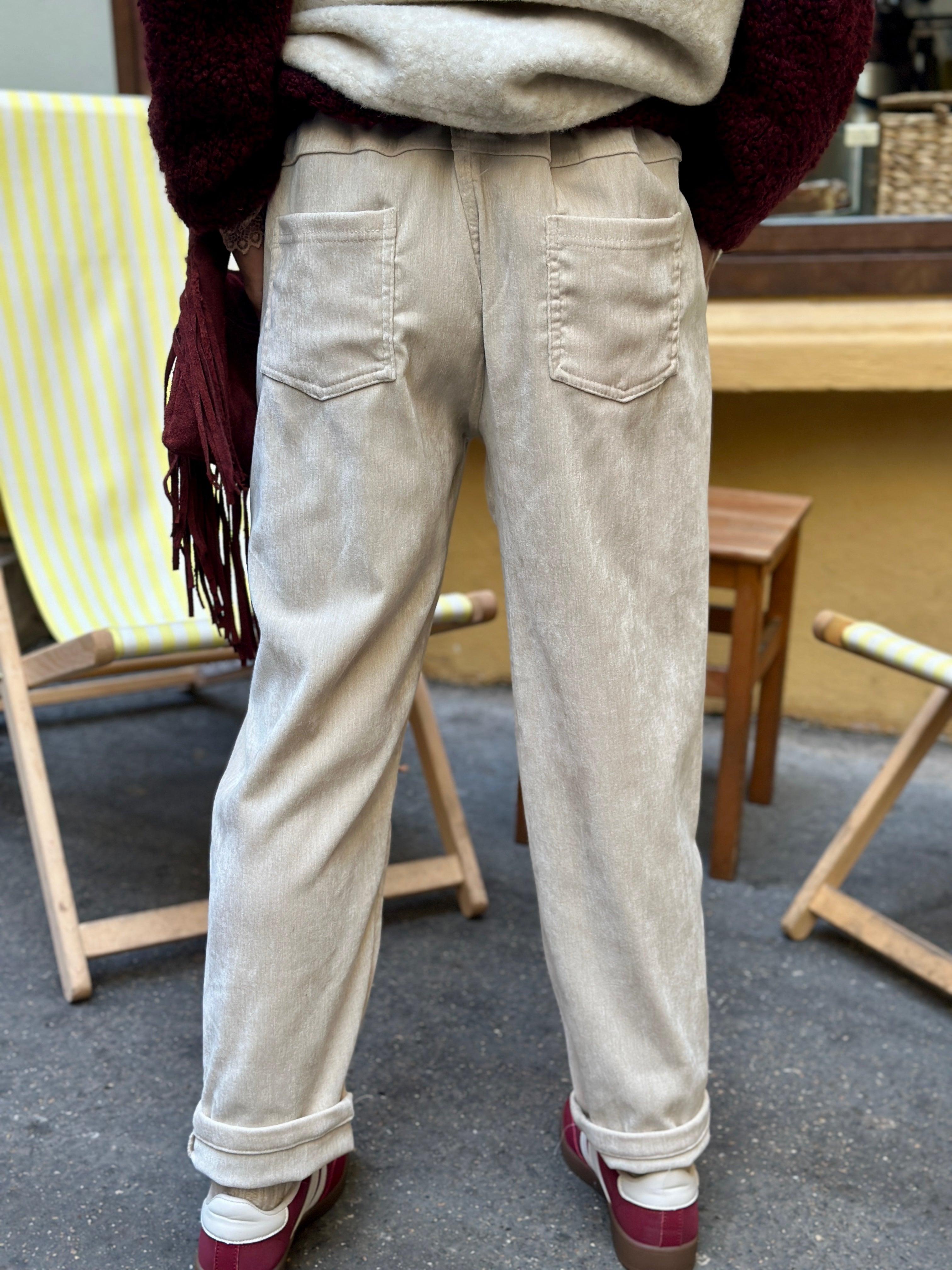 Pantalon beige GULIO