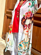 Robe blanche FRIDA FLEURS