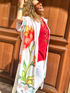 Robe blanche FRIDA FLEURS