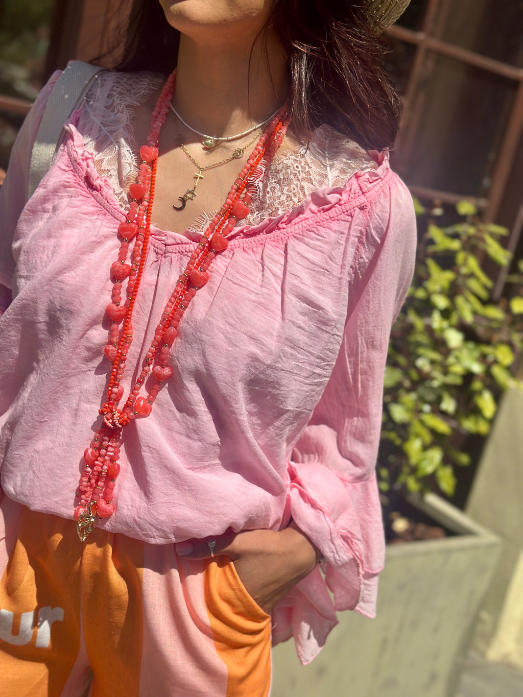 Tunique rose HELENE