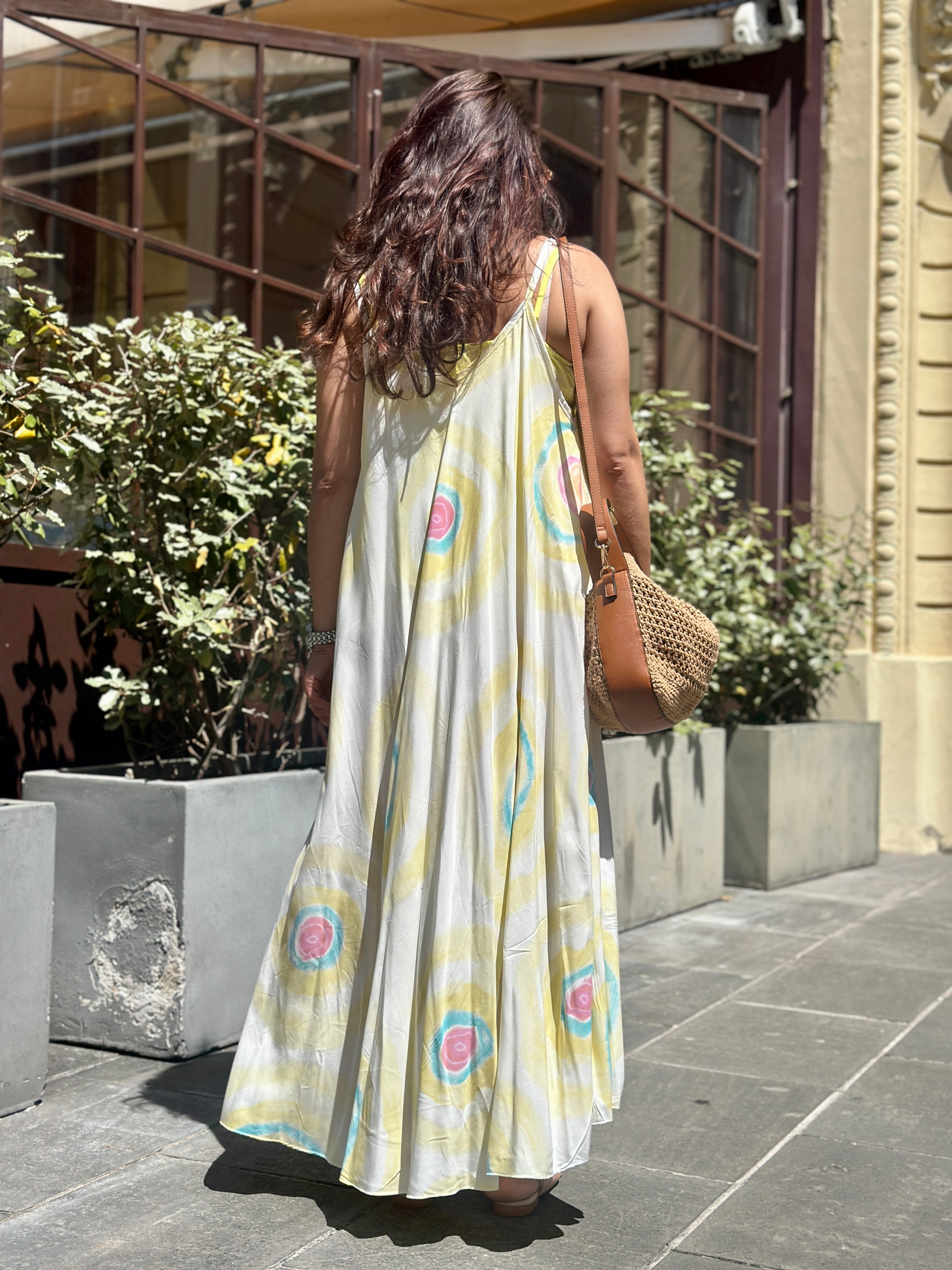 Robe jaune CAROLA