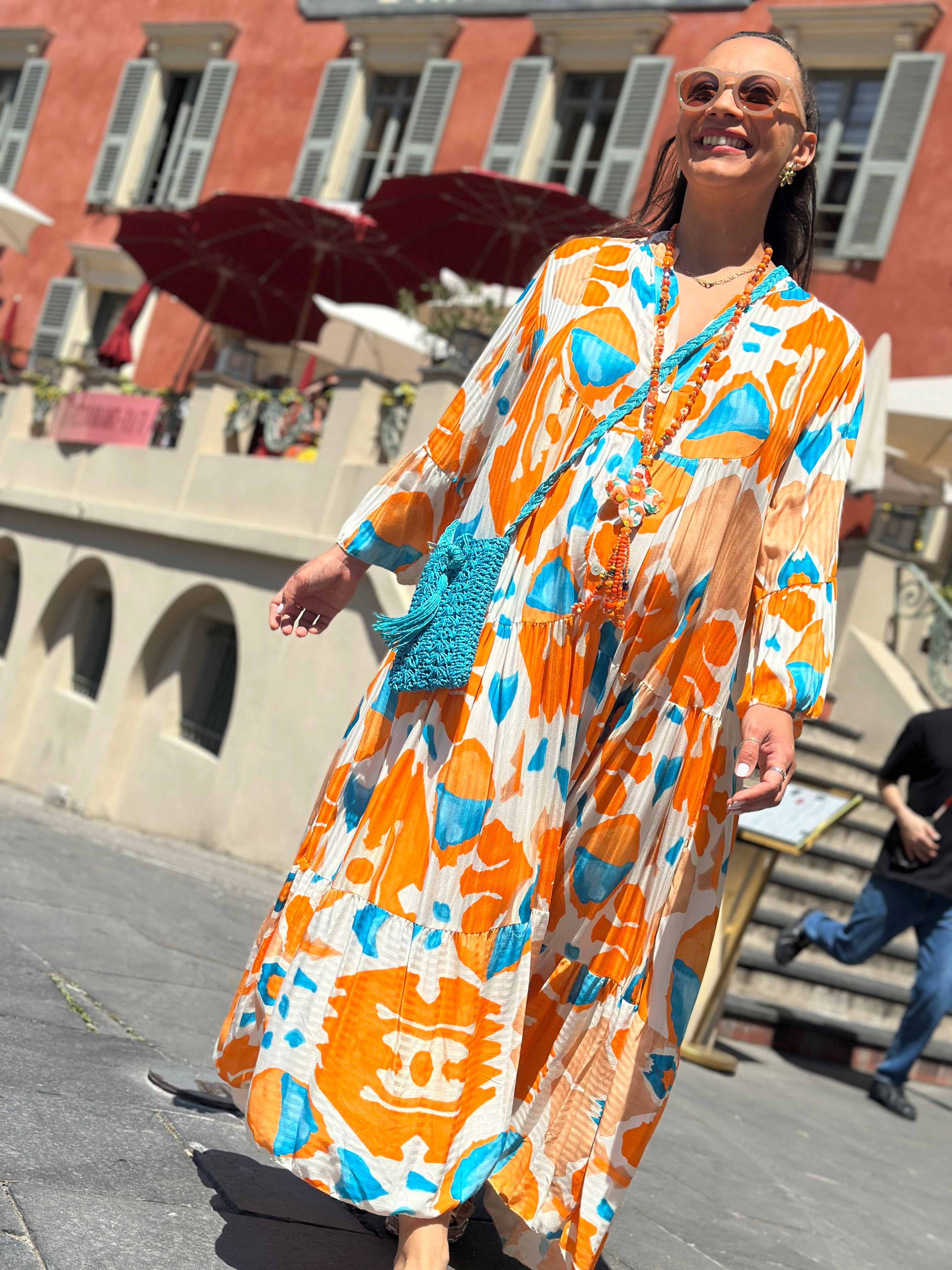 Robe orange MILLA