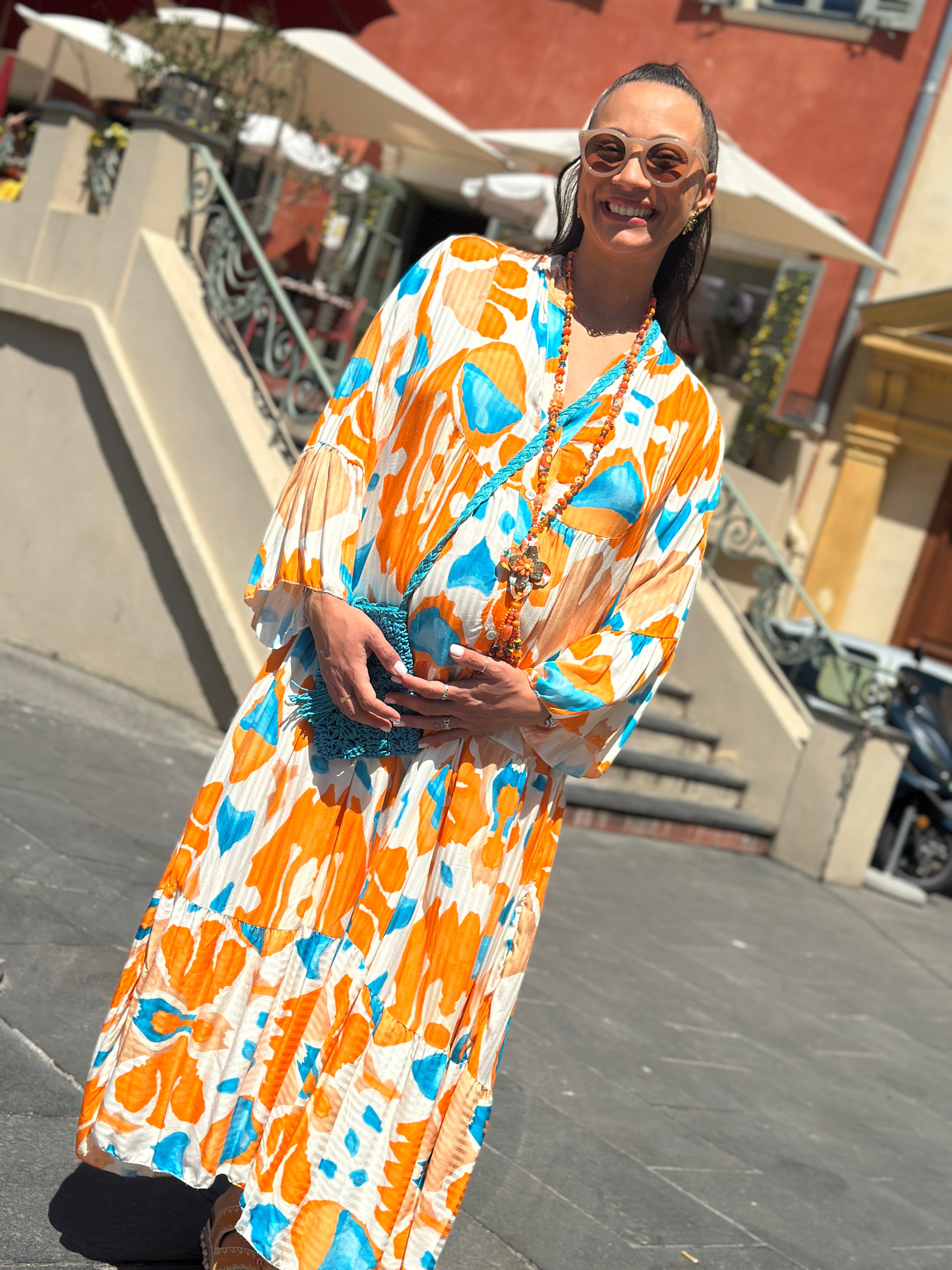 Robe orange MILLA