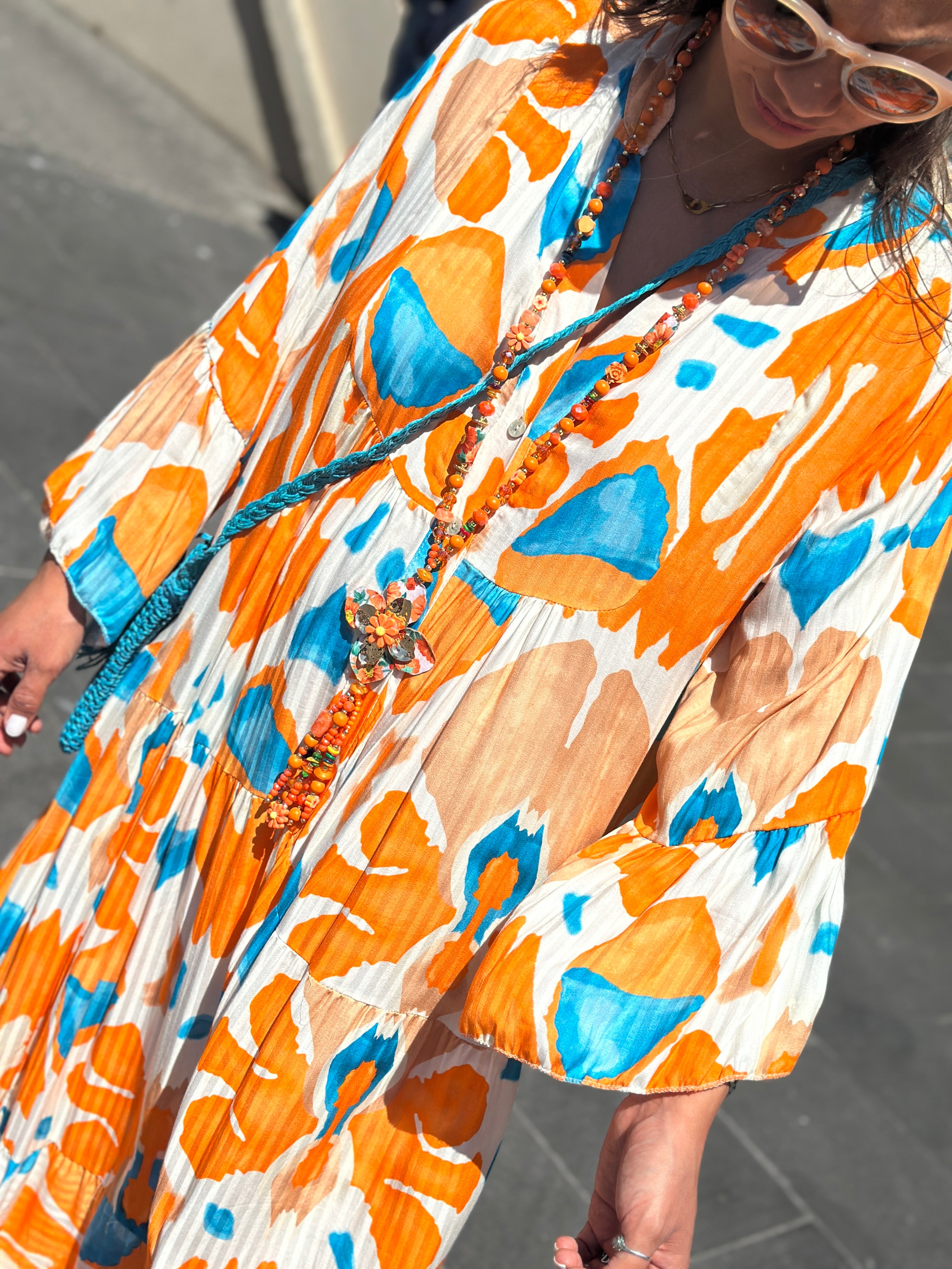 Robe orange MILLA