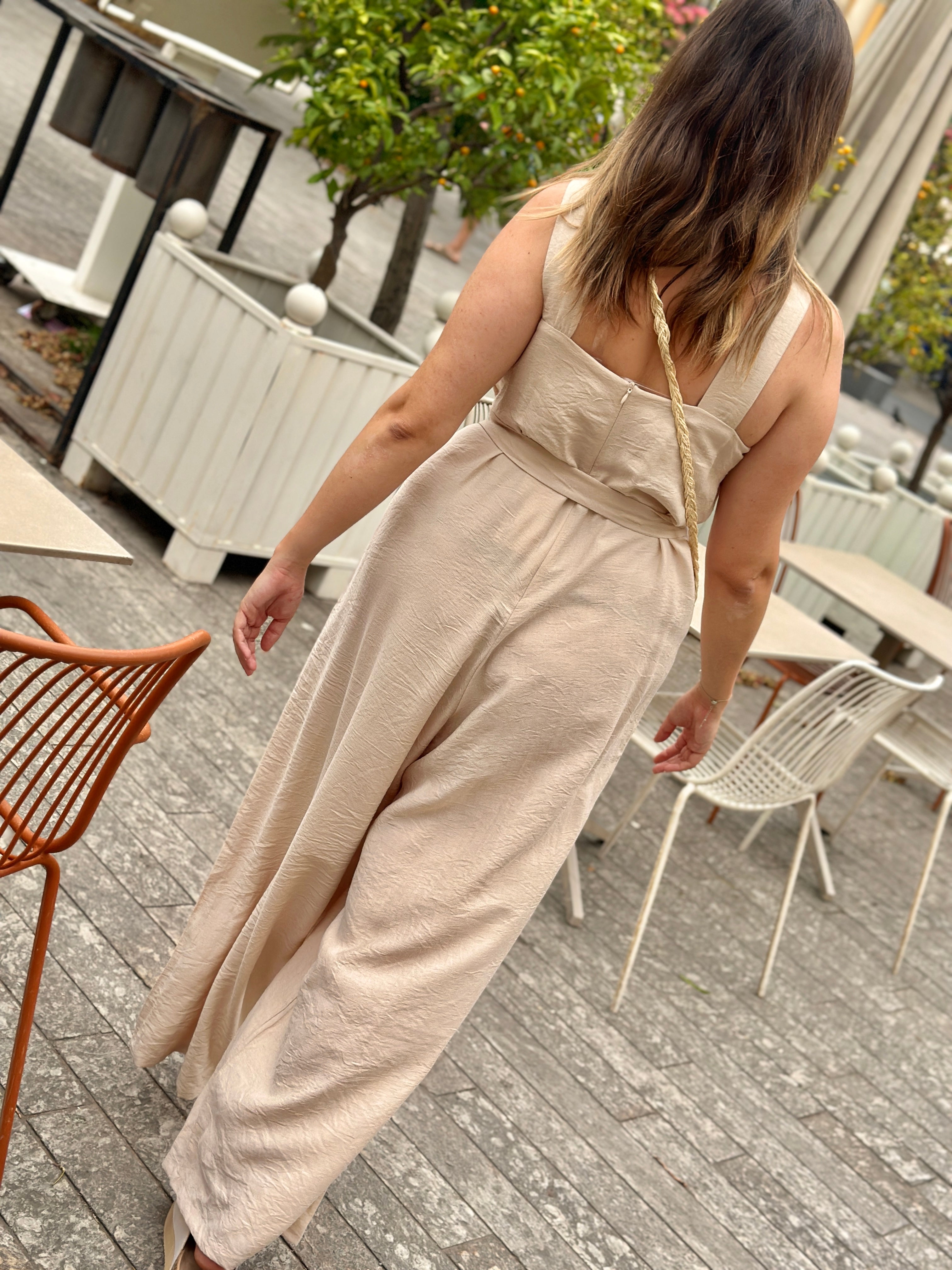 Combinaison beige JANICE