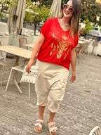 Bermuda sarouel ecru LOU