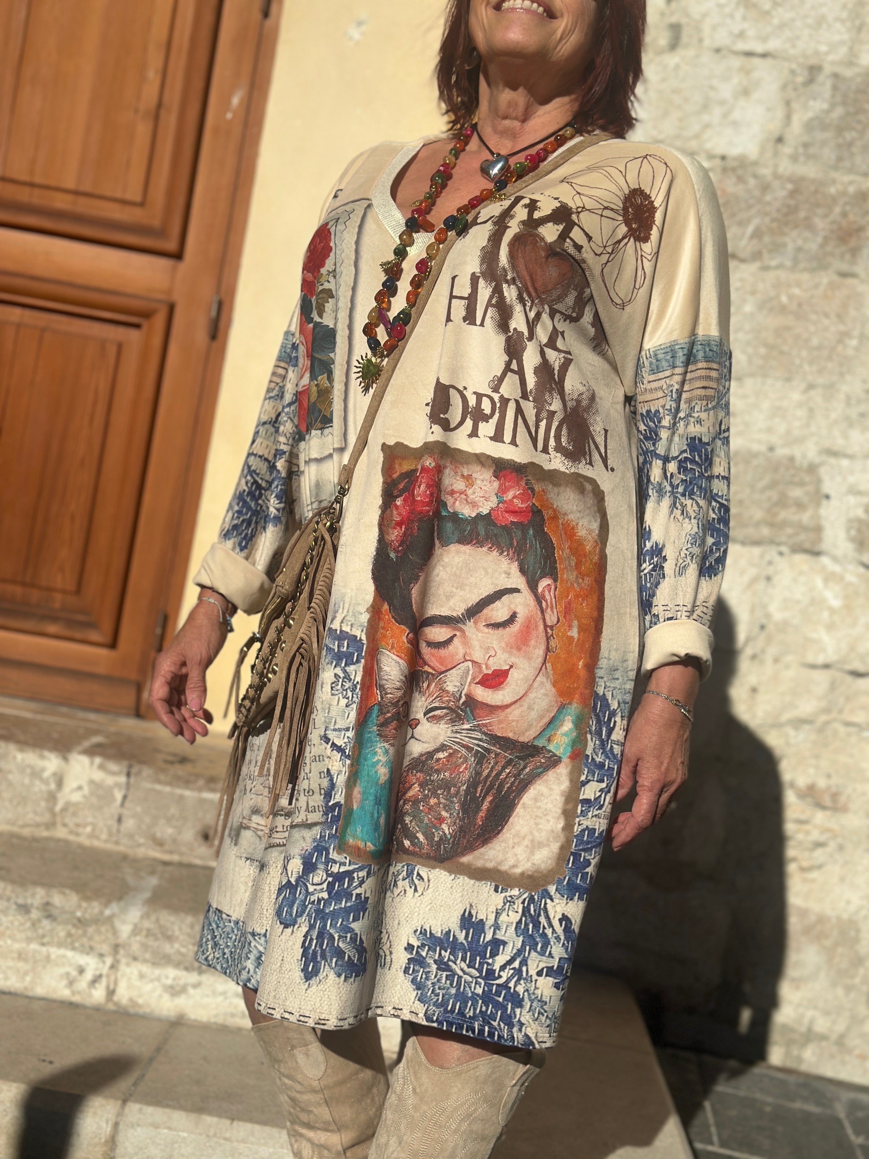 Robe velours FRIDA