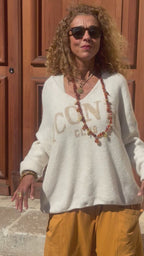 Pull écru ICONIC