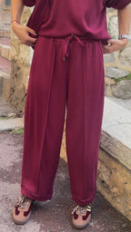 Pantalon bordeaux NAYA