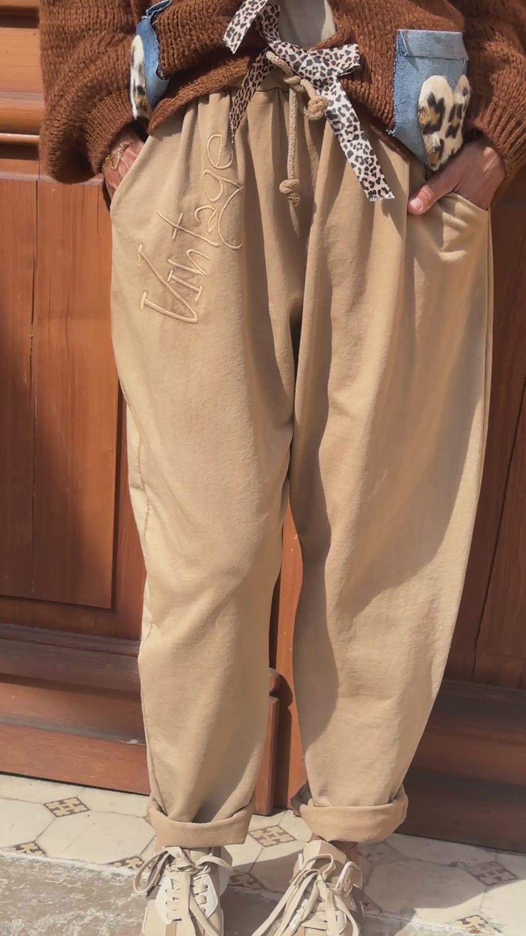 Sarouel camel VINTAGE
