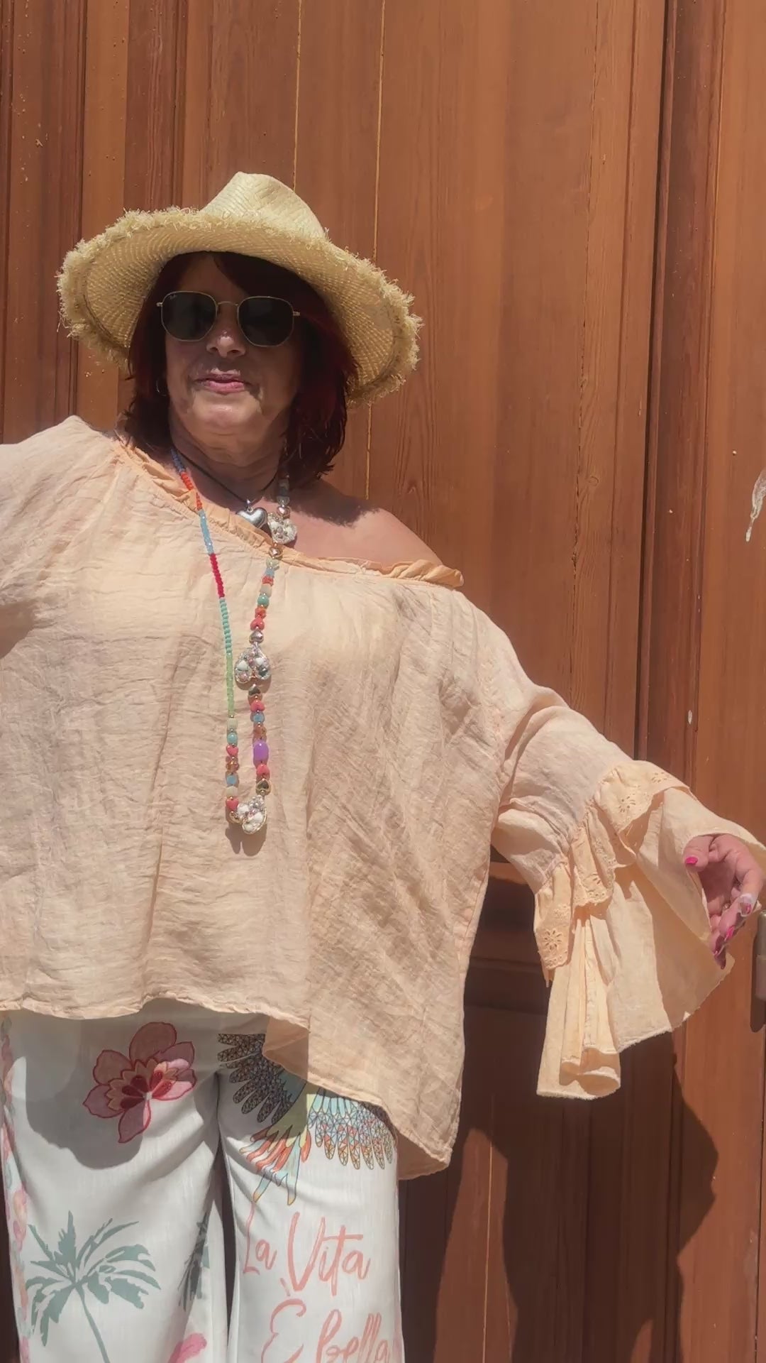 Tunique orange BARDOT