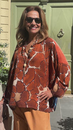 Blouse orange HANAE