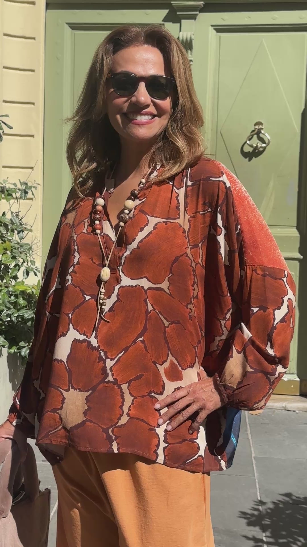 Blouse orange HANAE