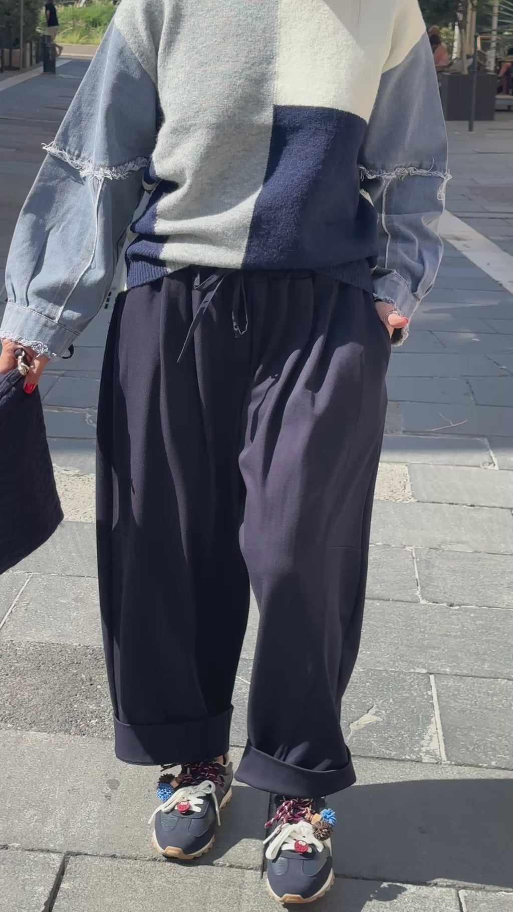 Pantalon bleu marine GALA