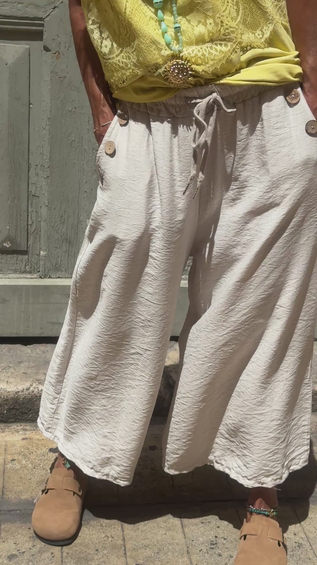 Pantalon beige DINA