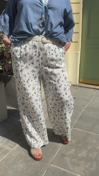 Pantalon FLEURS