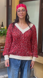 Pull rouge SHAYNA