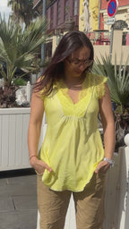 Top jaune LAURINE