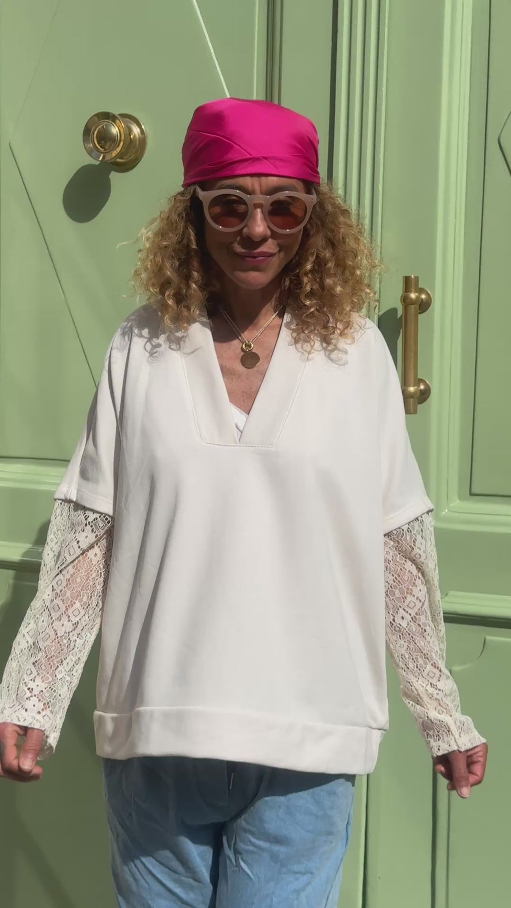 Sweat écru ESTRELLA