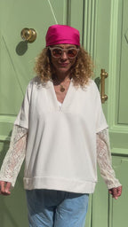 Sweat écru ESTRELLA